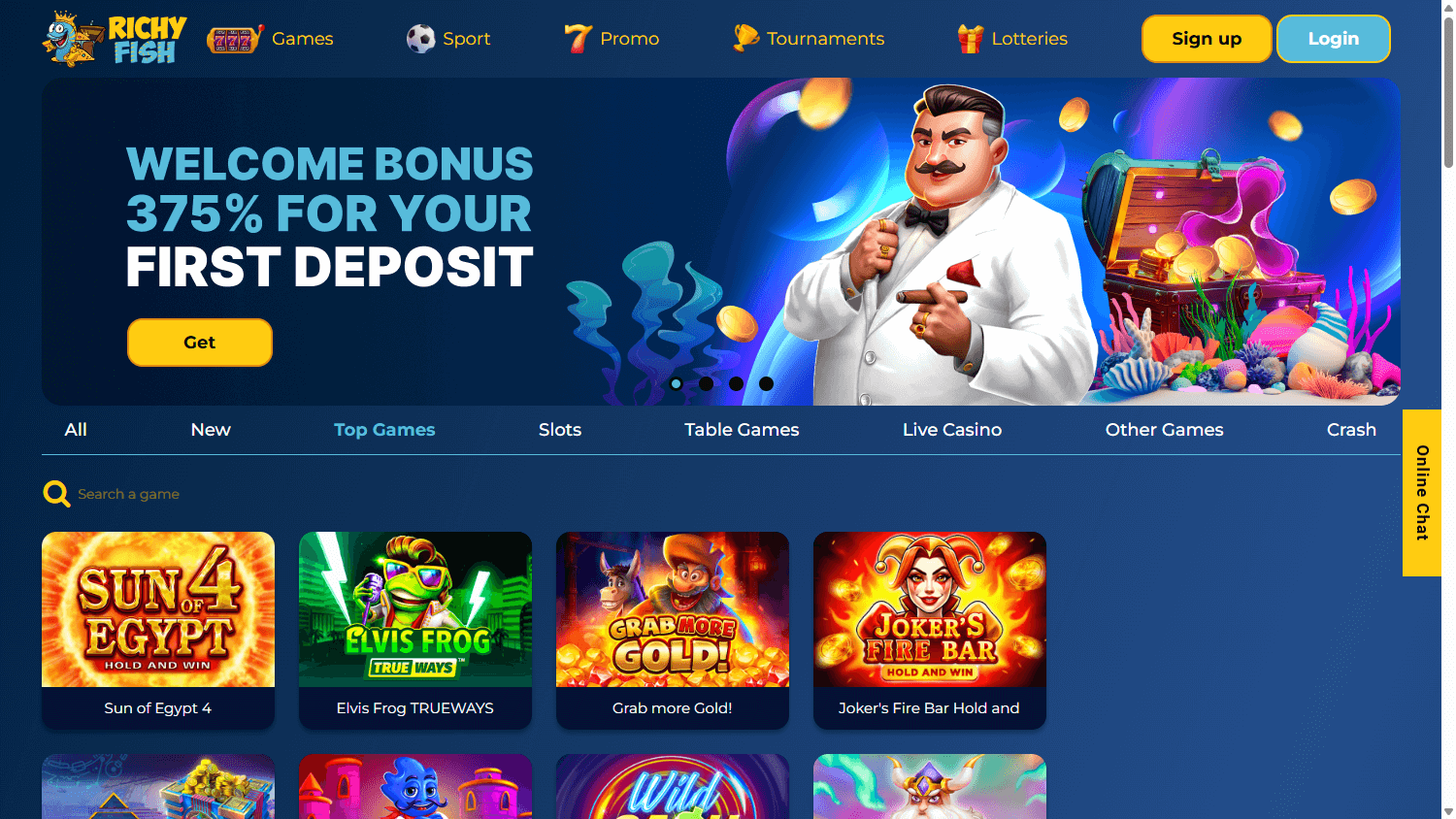 Richy Fish Casino Desktop screenshot